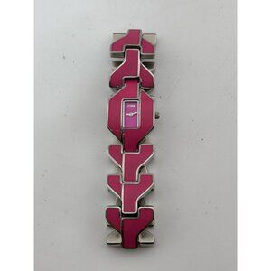 Vintage Storm Watch Ladies 00218 TC.09 Bright Pink Y2K 2000s Style Watch